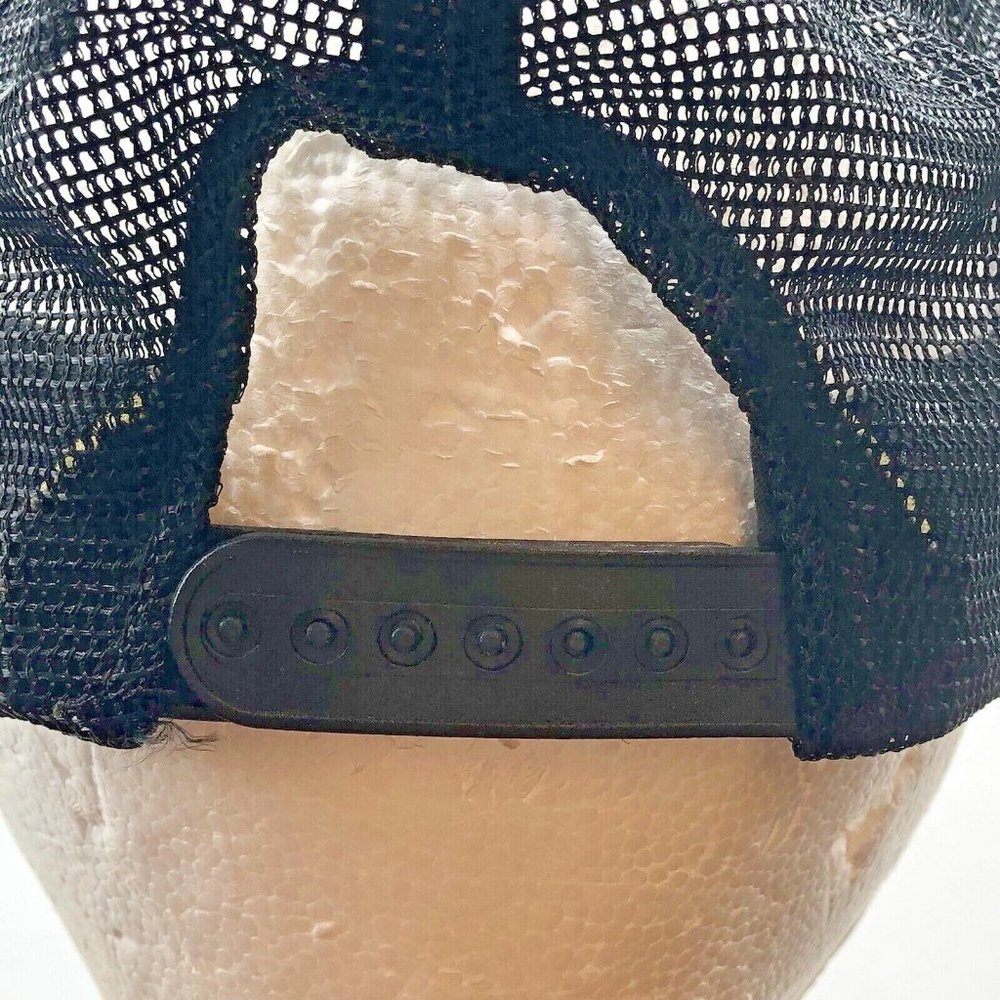 Vintage Kenwood Audio Equipement Foam Mesh Snapback Trucker Hat Black Cap - Picture 4 of 9